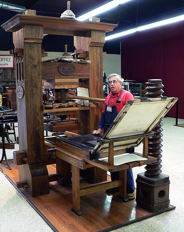 Gutenberg Press_International Printing Museum Cover Design Trend, Bold Typography